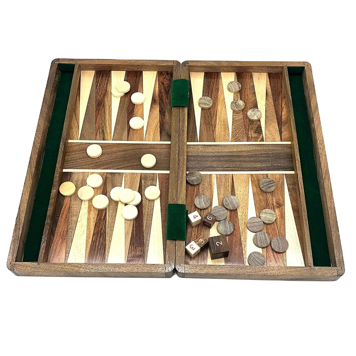Деревянный Игровой набор для Нарды ручной работы, нетоксичный нарды в деревянной коробке