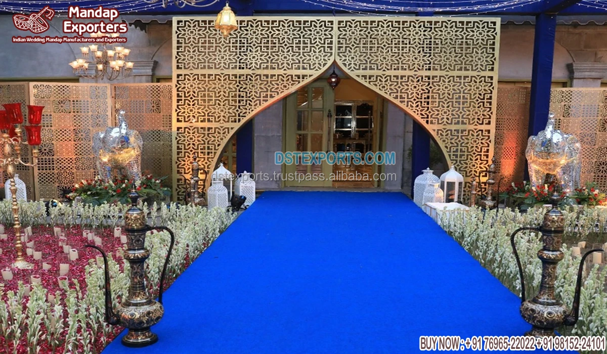 Trending Gold Metal Stands For Welcome Gate Reception Night Metal Stand Welcome Gate Welcome Gate Metal Arches For Wedding