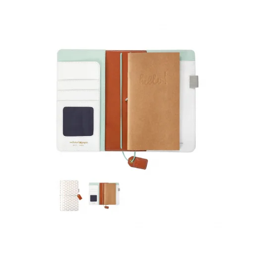 Wholesale Travel Business A5 A6 A7 Cute Pu Leather Notebook A7 With Booklet inserts