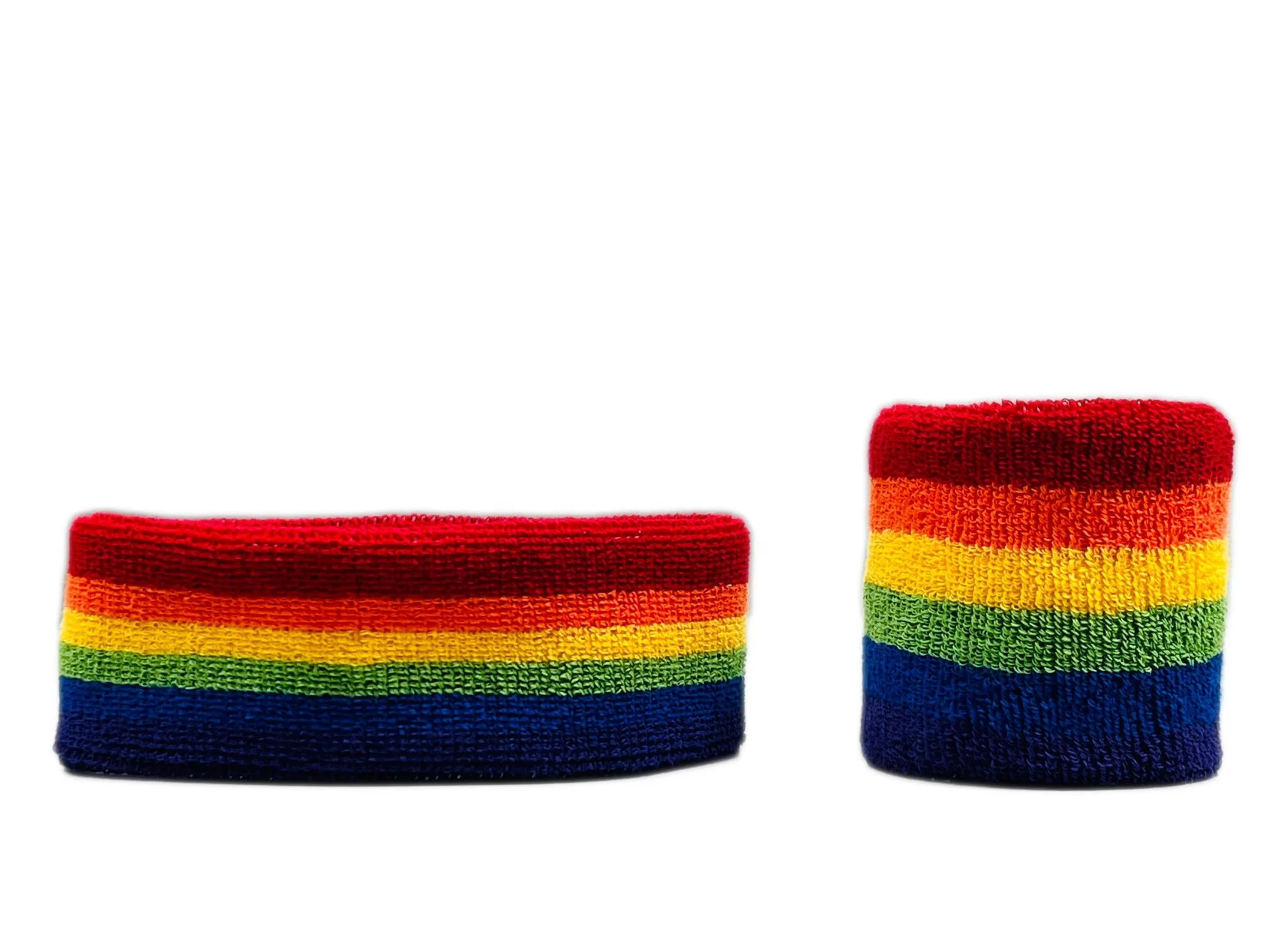 Sport Rainbow Colorful Heavy Terry customize headbands