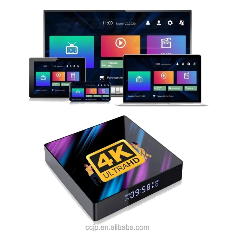 2024 приставка IPTV для android 12 MEGA OTT Strong 4k ott 4K fire tv stick