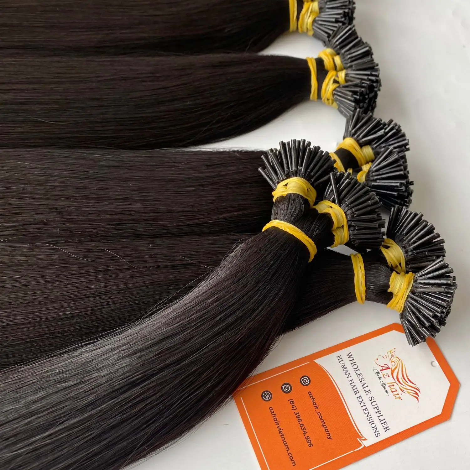 Keratin Hair I Tip Top Quality 100% Human Hair Extensions Customized Color 8-34 Inches Length Cuticle Aligned Hair