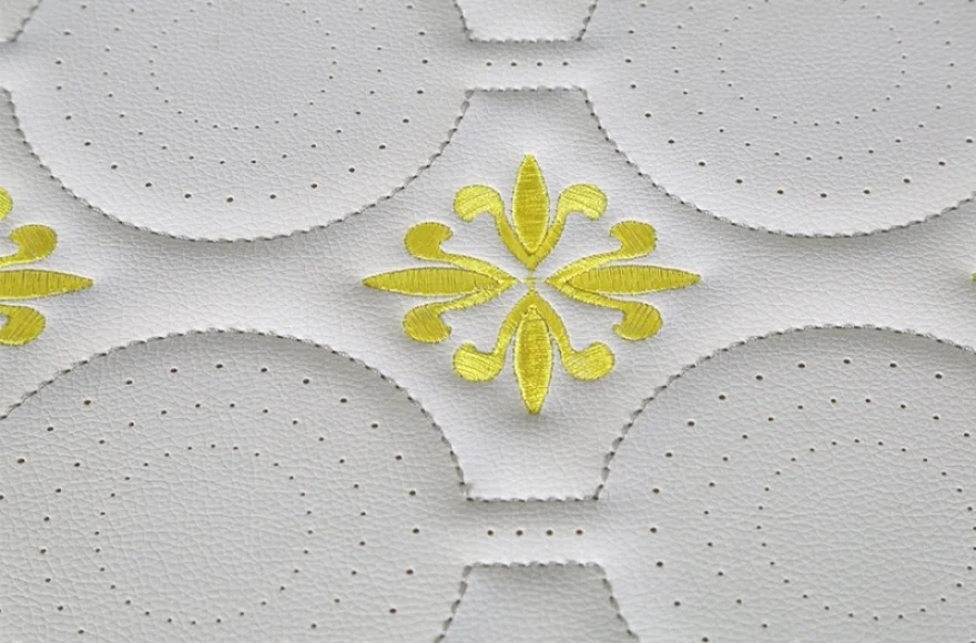 Richpeace Automatic Lifting Head Punching+Sewing+Embroidery Machine For Leather Interiors 3 Functions In 1