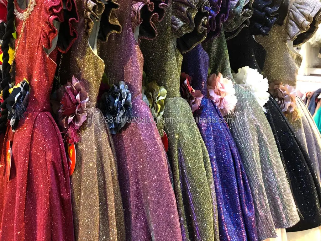 moon light party design dress with fancy design purse new addition in stylish party wear dresses