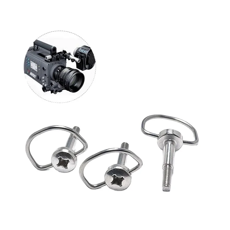 High precision Phillips Pan Head Camera D Ring Screws