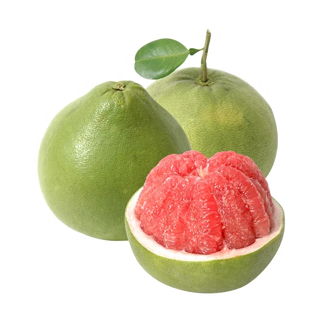 Fresh Fruit 1-1.8 kg/pcs Fresh Citrus Fruit Green Skin Pomelo Grapefruit With Pink Flesh Brix 10 - 13% From Ben Tre Vietnam