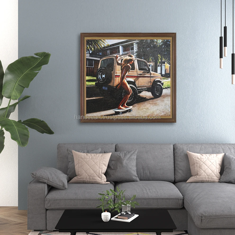 Wholesale Price oil painting Venice street life Painting For home Decor