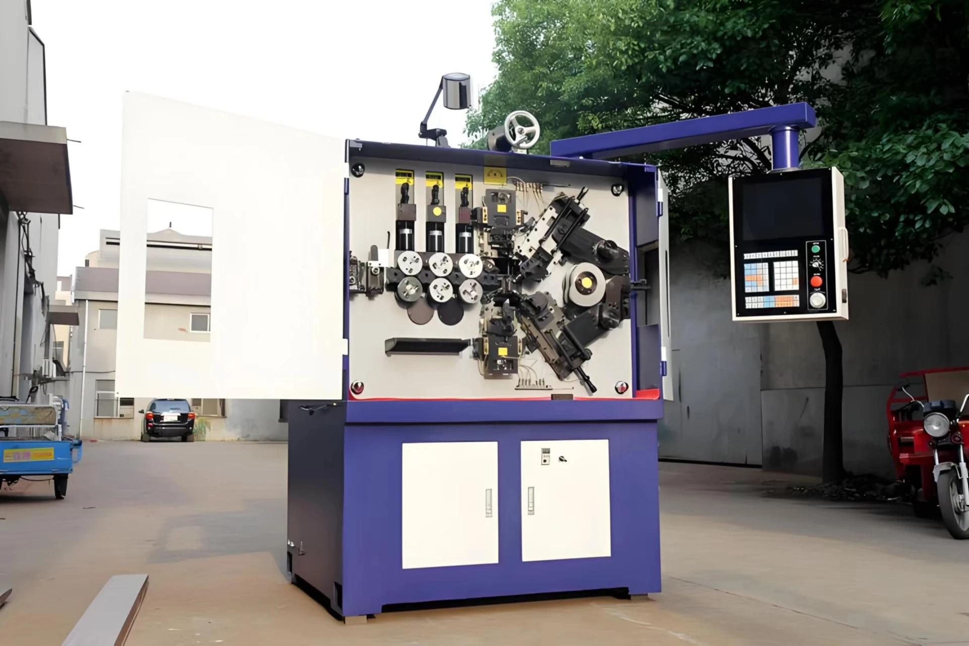 CNC spring coiling machine