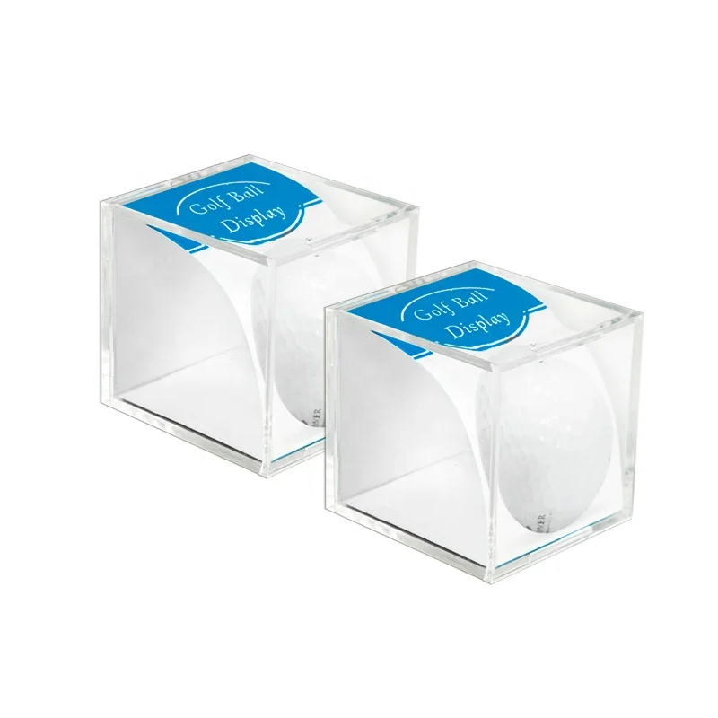 Clear Plexiglass Golf Display Showcase Cabinet Display Acrylic Box