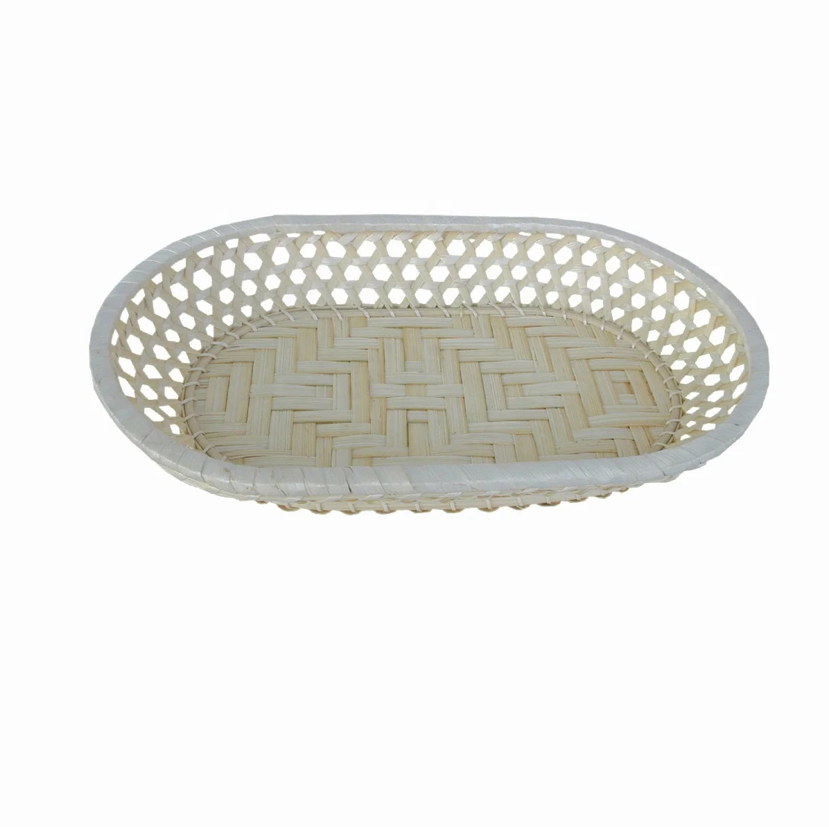 Vietnam Wholesale Flower shape bamboo rattan woven storage basket Handmade Bamboo Fruit Woven Bread Storage Baskets Wholesale