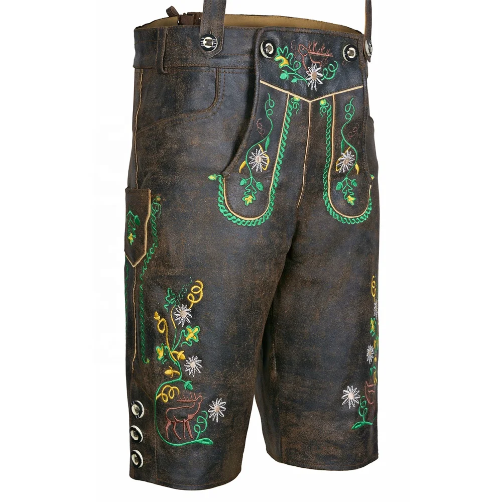 Trachten Lederhose баварские брюки/Lederhose Антик