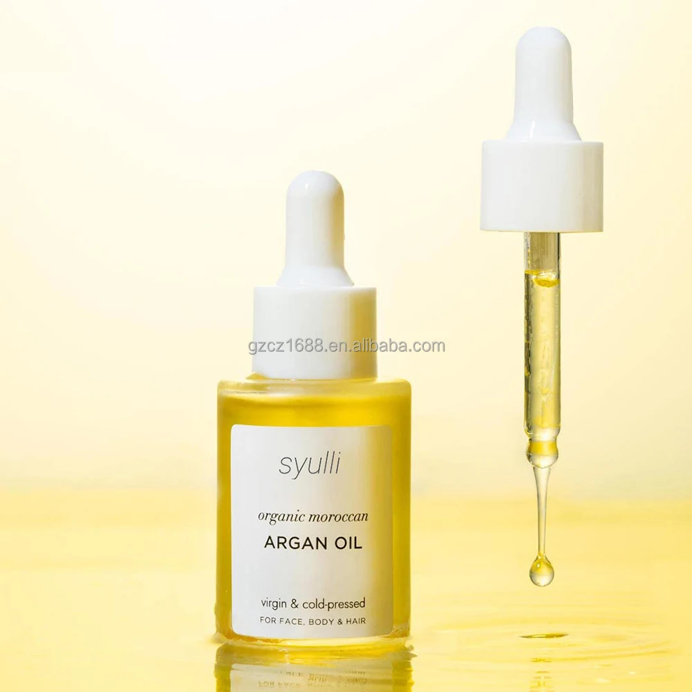 Private Label Vitamin E Moisten And Nourish Macadamia Hair Oils Organic Argan Oil Hair Repair Serum