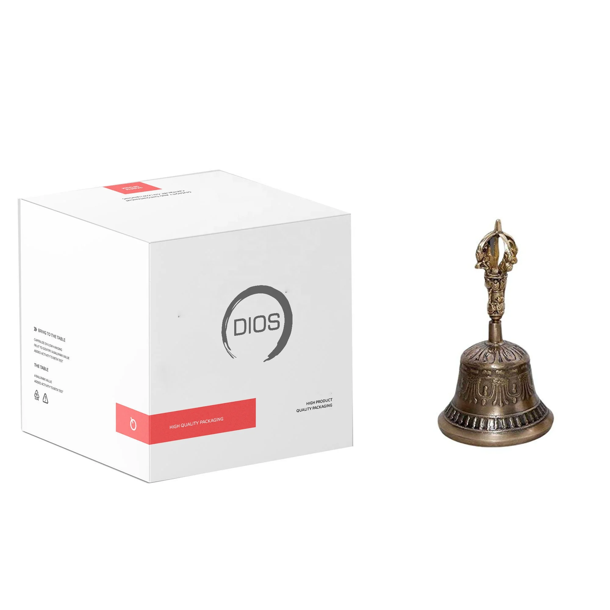 Top quality durable new brass Hand bell With new design handle new Look Metal Peon Bell For Office In Wholesale Price