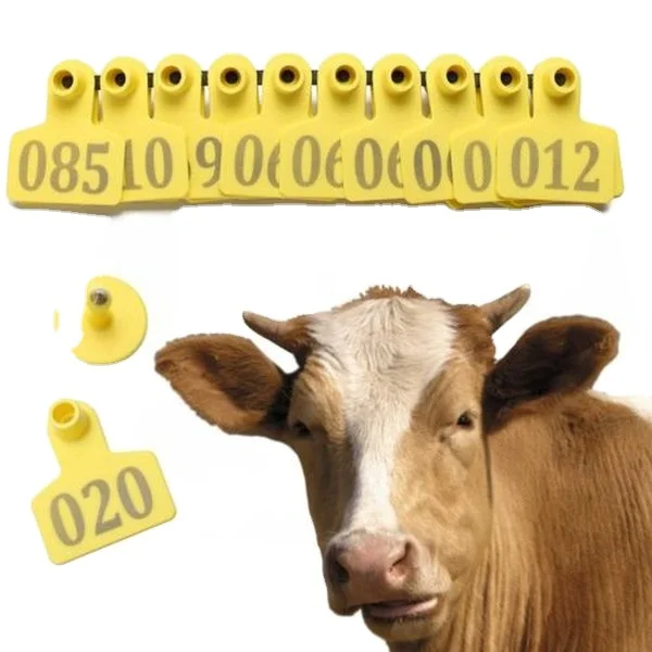 Оптовая продажа Tk4100 серьги-бирки коровы Rfid аппликатор крупного рогатого скота Ушные бирки Животных
