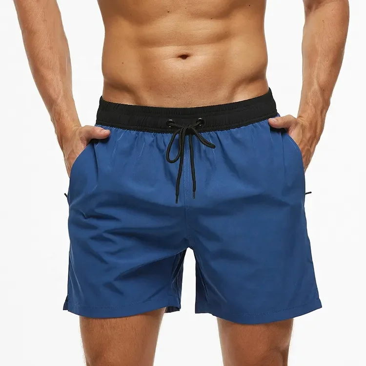 Men Swim Quick Dry Shorts Mesh Lining Board Shorts For Men Beachwear Polyester Shorts For Men And Women