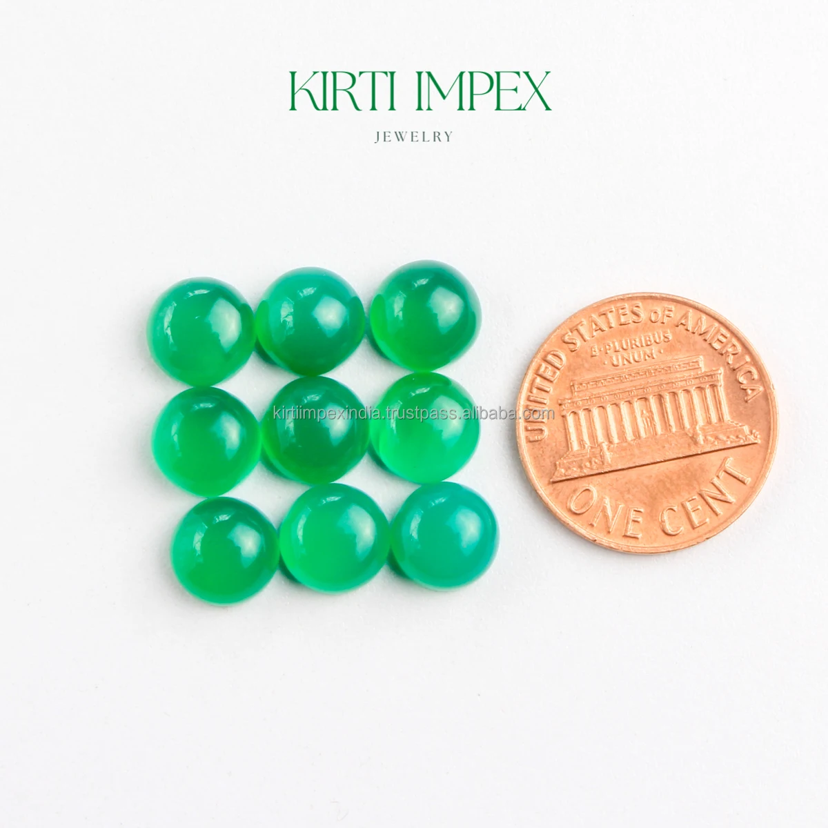 Зеленые Ониксовые натуральные кабошоны 8 мм полудрагоценные свободные недорогие Кабошоны с плоской задней стороной смешанное качество
