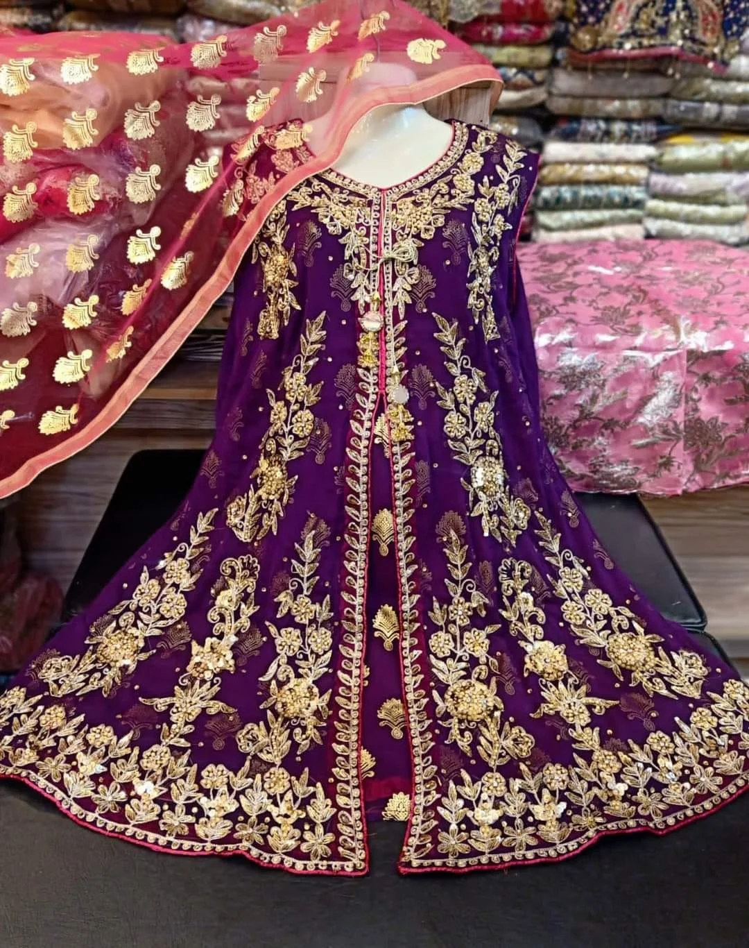 Indian Pakistani Latest Raw Silk Heavy Handwork Suit Special Occasion Wedding Hot Selling Dress 2022