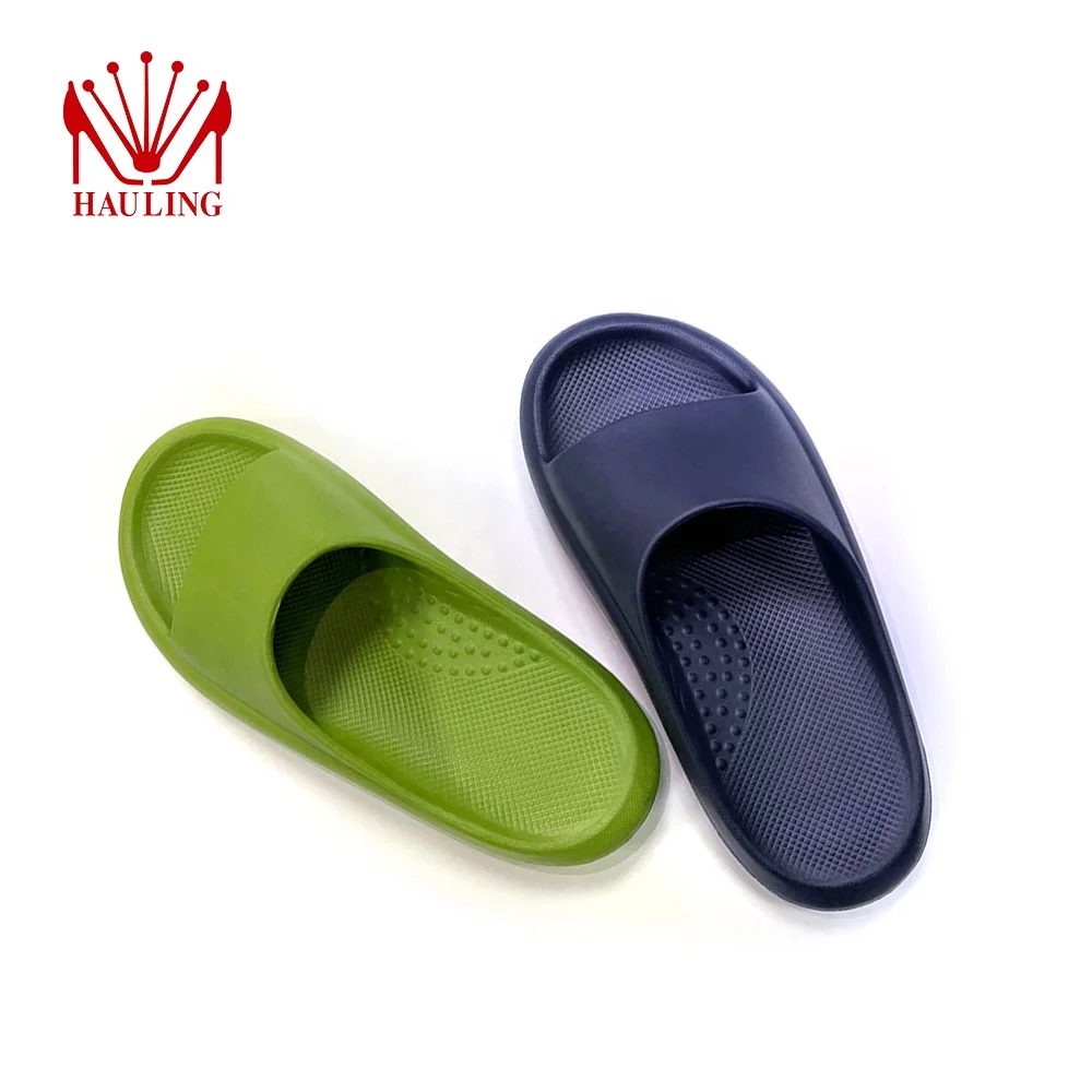 2022 light weight anti-slip Women Sandals Soft Thick Sole house slides pure color Indoor eva slipper and sandal