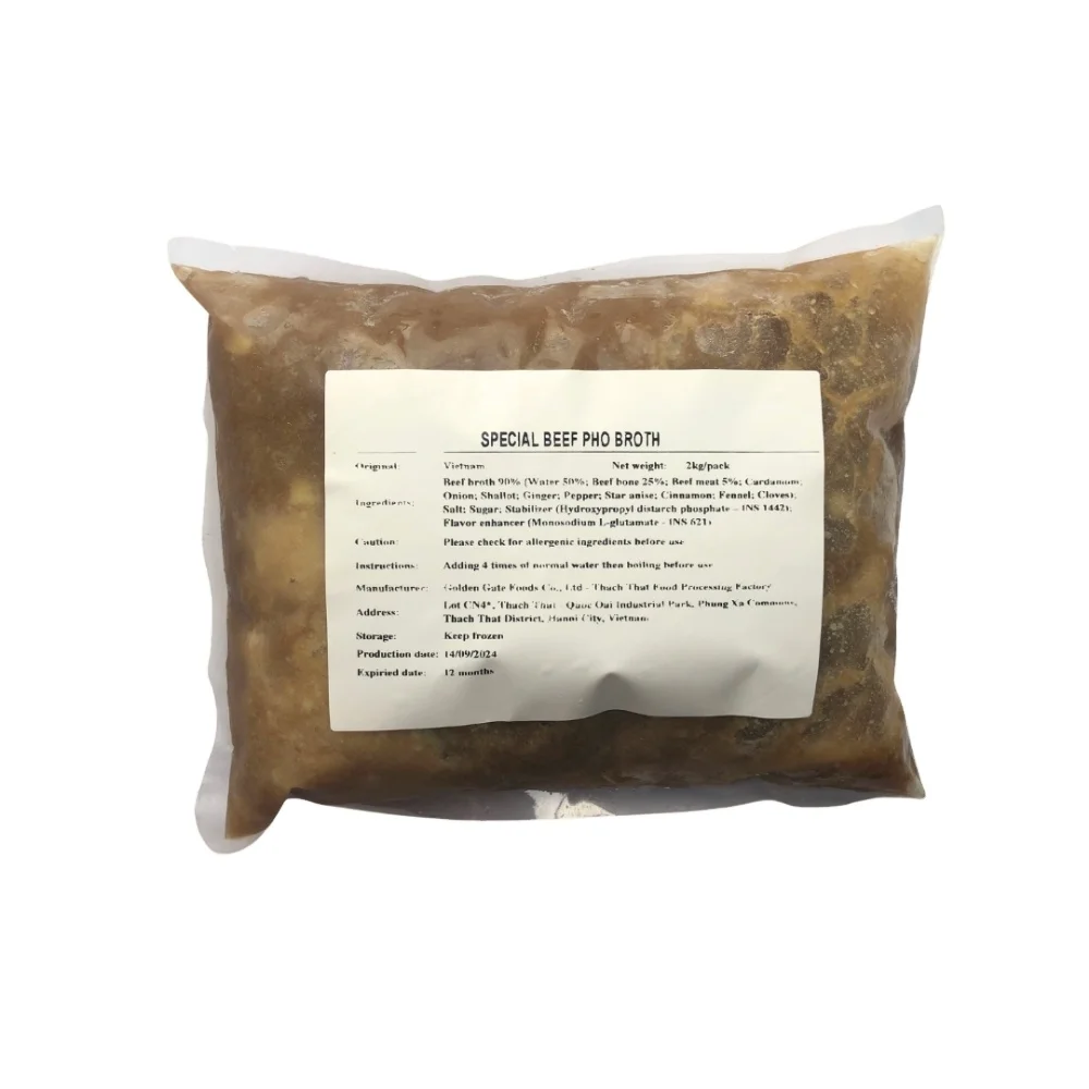 Vietnamese Speciality Food Spices Special Beef Pho Broth For Soup Wholesale From Manufacturer Beef Bone Broth Ready to Ship