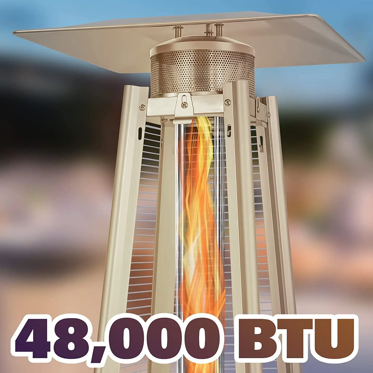 Hot Sale 2023 new  wholesale outdoor customized propane gas  pyramid patio heater