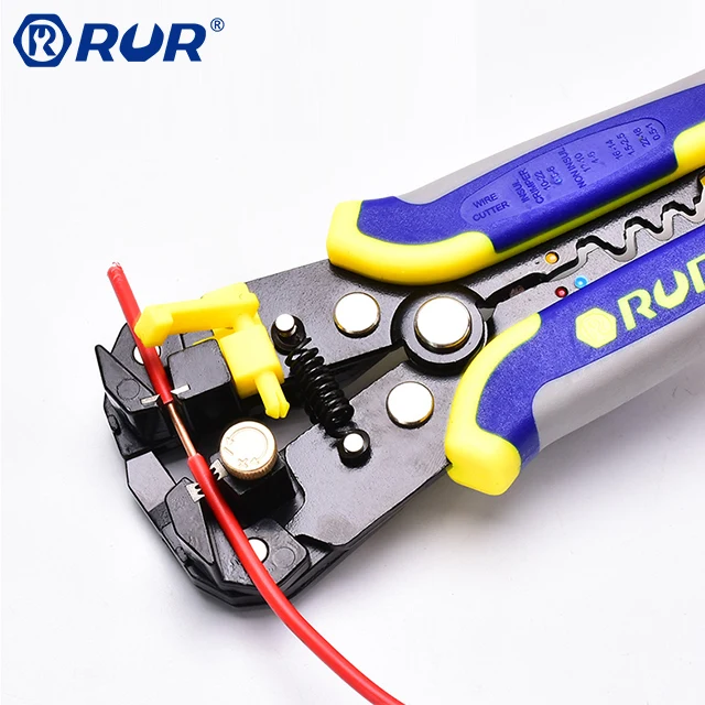Crimping Tools Cutting 3 in 1 8-inch Automatic Cable Multi Functional Wire Stripper Pliers