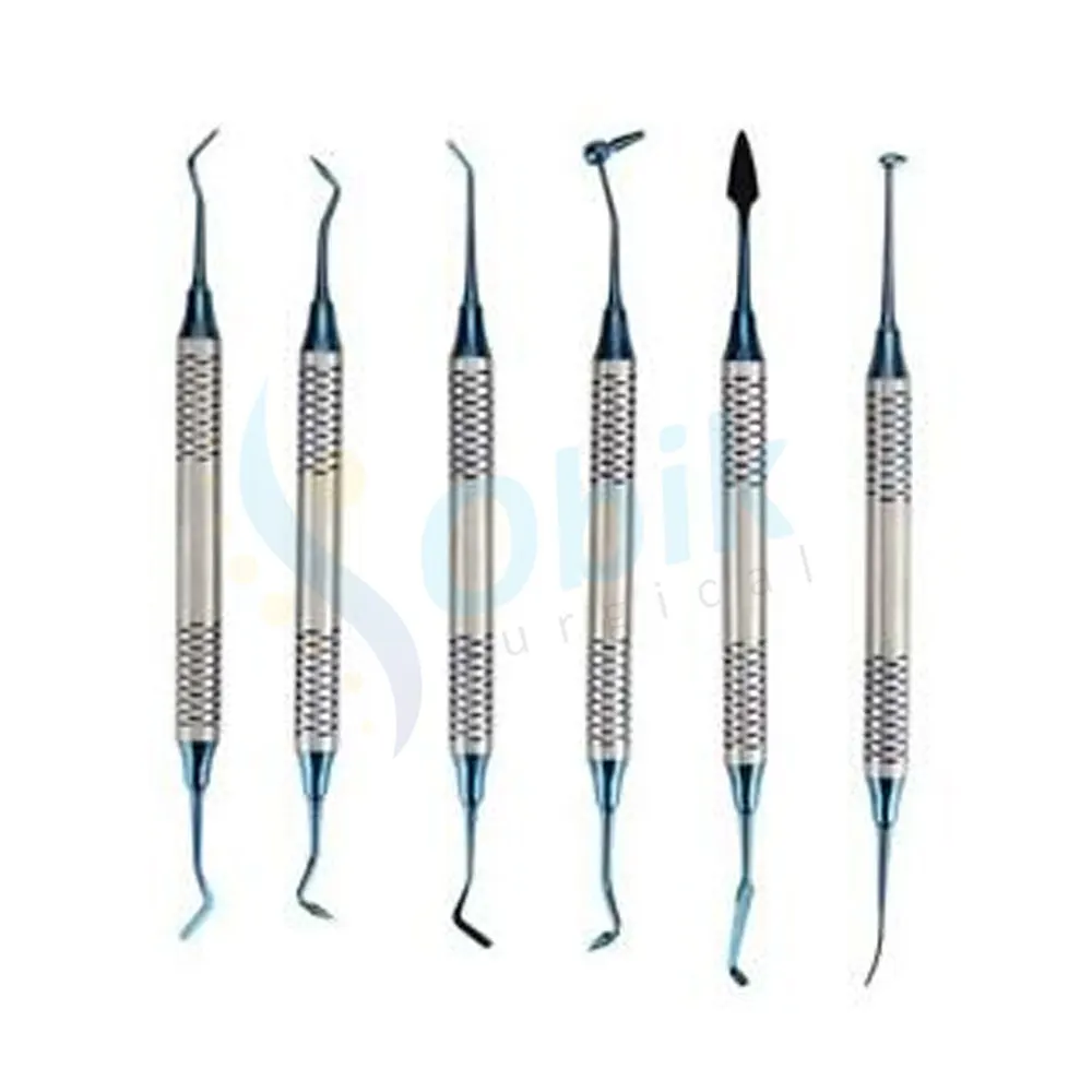 Dental Composite filling Carvers Double ended Instruments of High Quality Set of 4