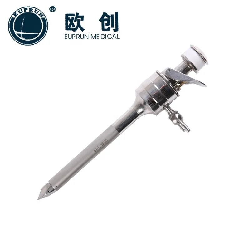 Euprun laparoscopic reusable magnetic trocar autoclavable trocar cannula customization size for bariatric surgery