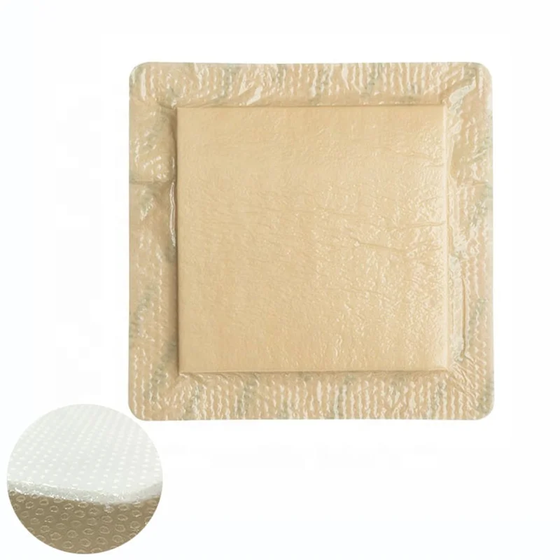 Best selling in August 2022 waterproof soft pu silicone foam dressing with border or without border