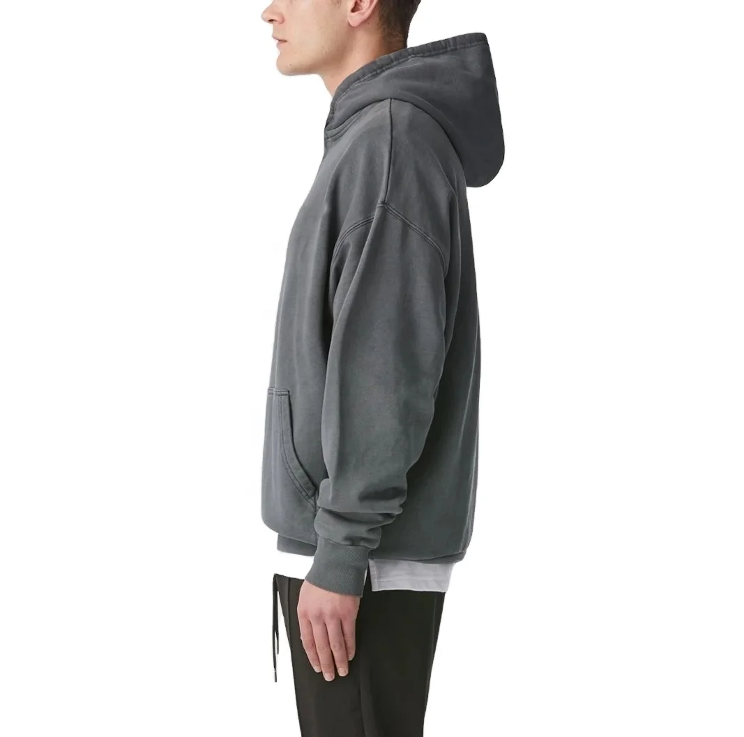2022 wholesale men hoodie Custom Solid Color acid wash Sweatshirt Hoodie Blanks Bandana Hoodies