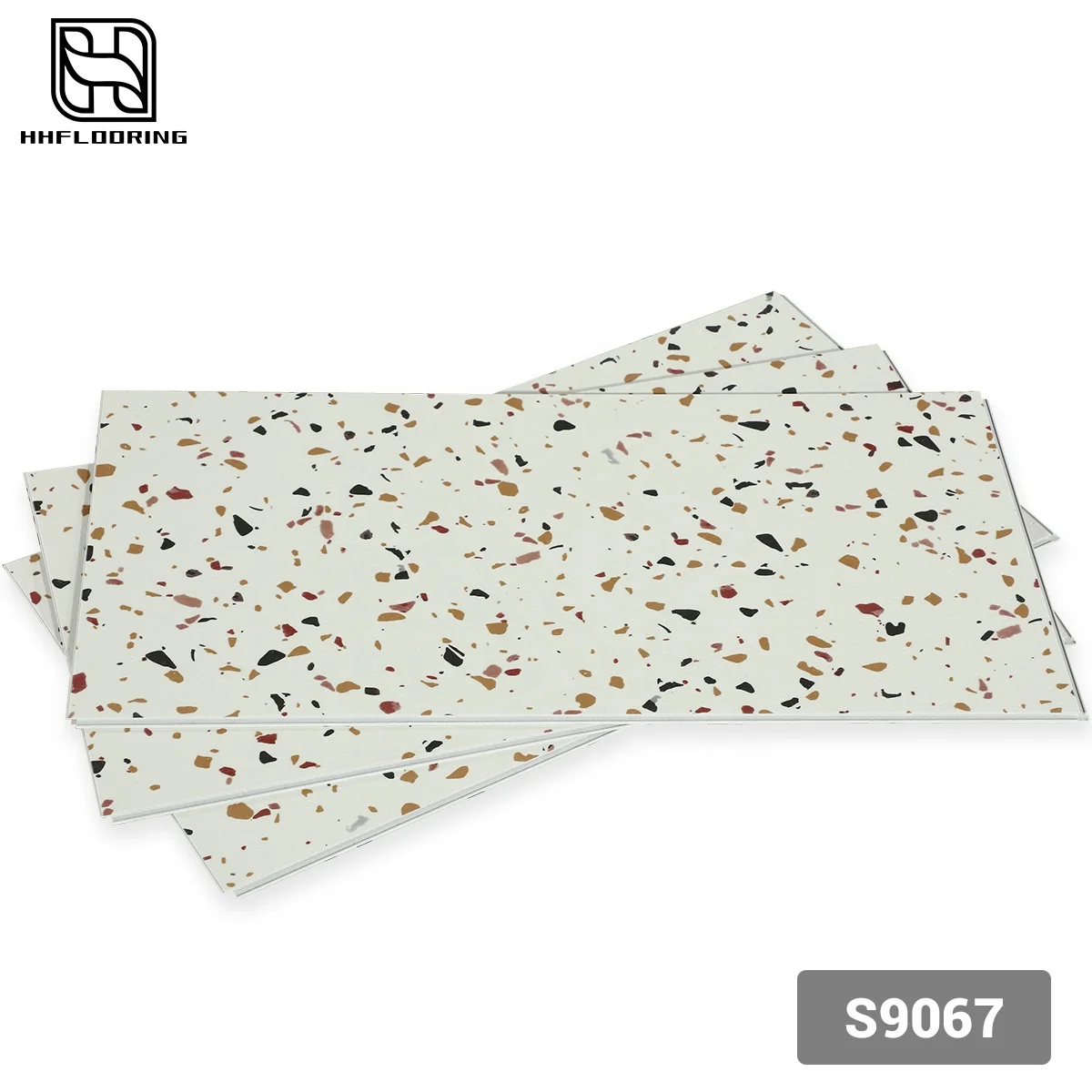 HH Flooring Stone Series Hybrid Flooring 100% Waterproof mattonelle vinyl tile for interior decor