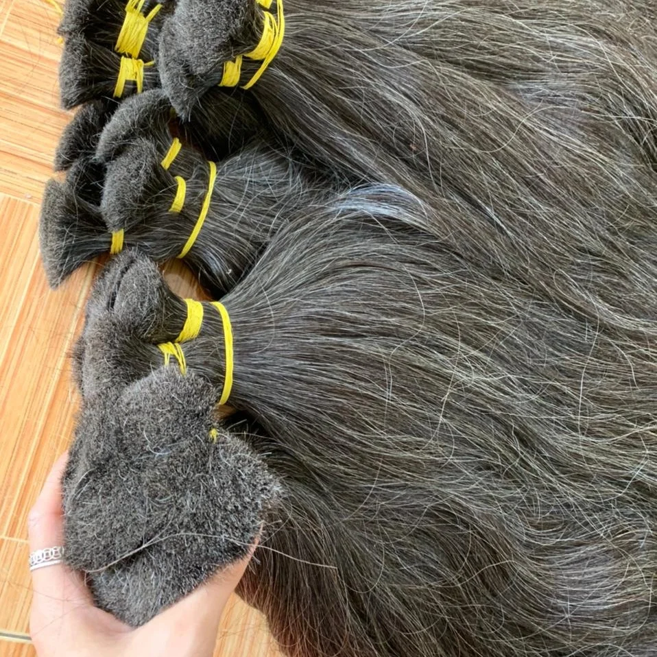 Перц и соль 100% натуральные серые человеческие волосы прямой натуральный серый цвет низкая цена от производителя