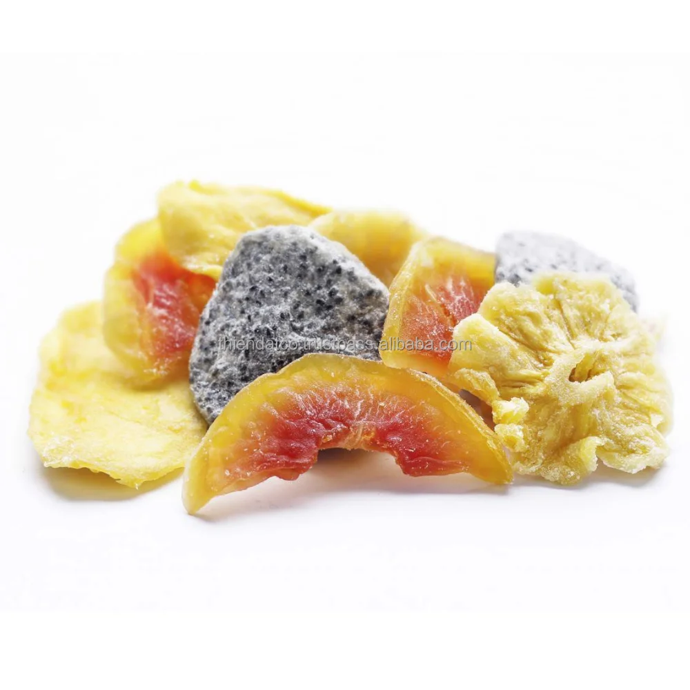 
VARIETY CRISPY MIXED DRIED FRUIT BANANA JACKFRUIT SWEET POTATO VIETNAM 