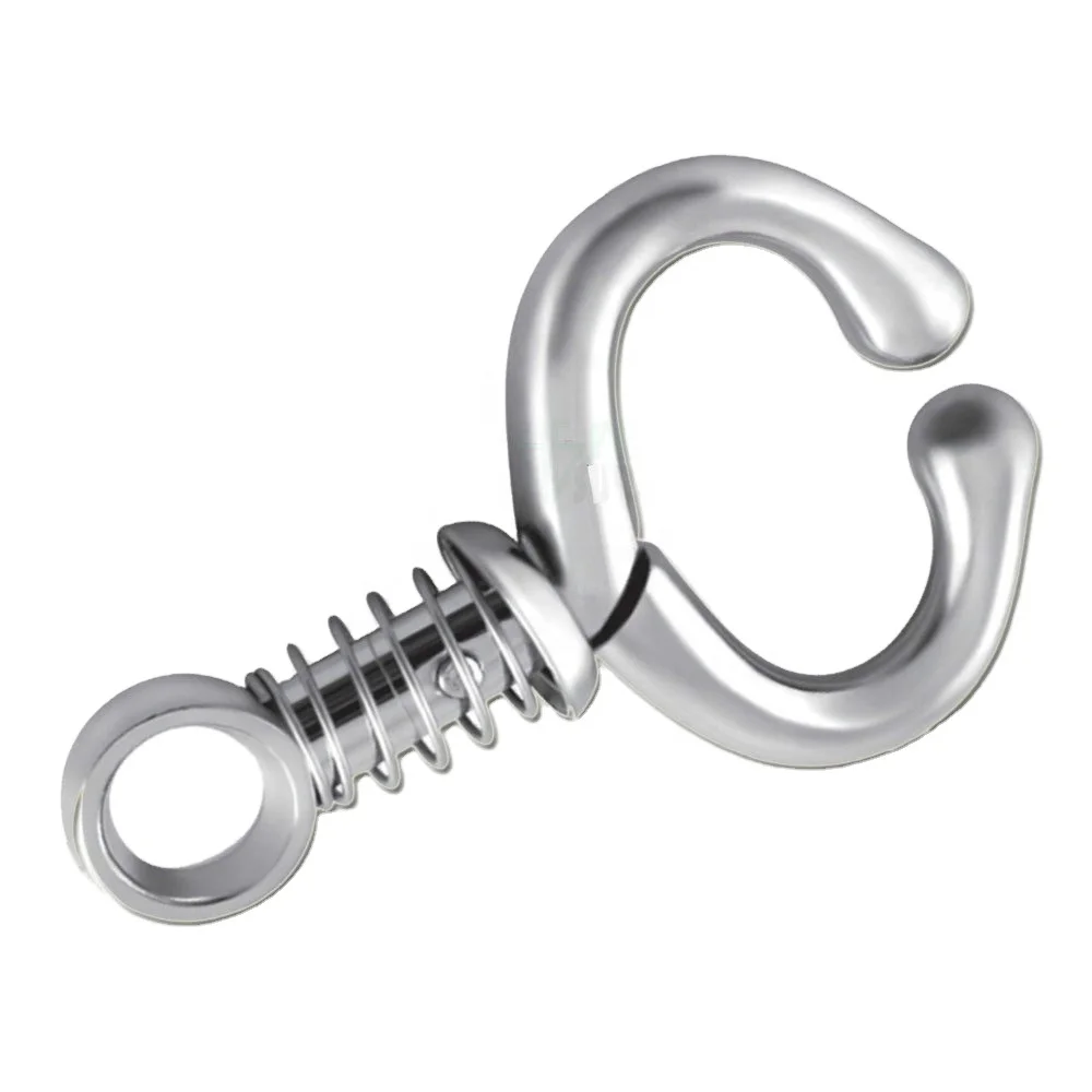 Bull Lead   stainless steel 7 5   Long with chain   13.5  Long   by hasni surgical