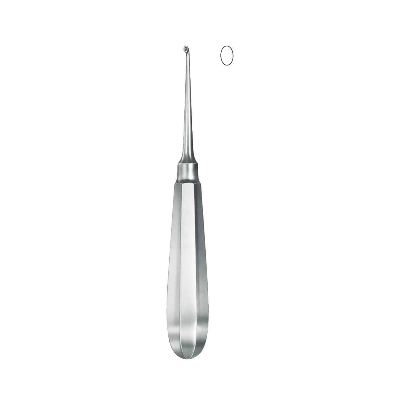 Biopsy Cutter/ Bone Surgery Instruments/ Bone Curette-HALLE Stainless Steel Surgical Curette BY  SIGAL MEDCO