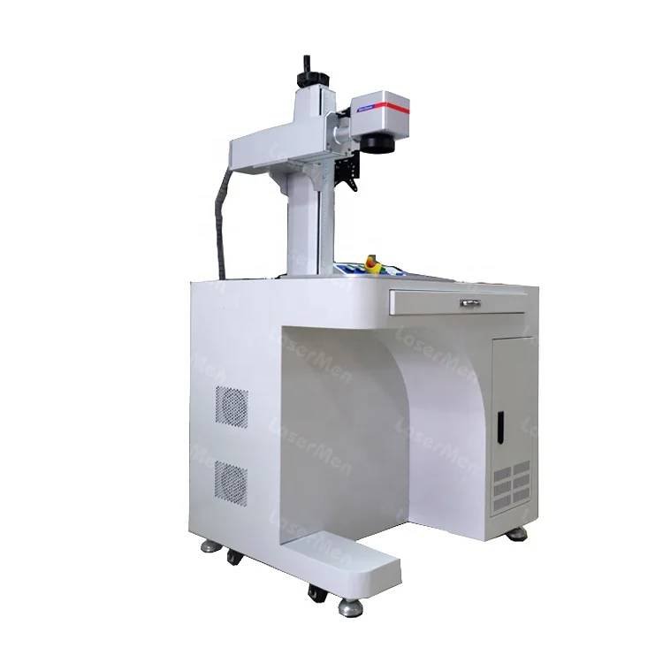 3D Mopa Dynamic Color JPT Raycus 20W 30W 50W Fiber Laser Marking Engraving Machine On Metal