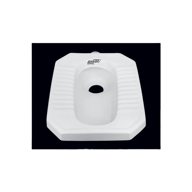 Experts in Selling Top Quality Sanitary Ware Ceramic White Modern Designed Indian Squat Pan at Bulk Purchase