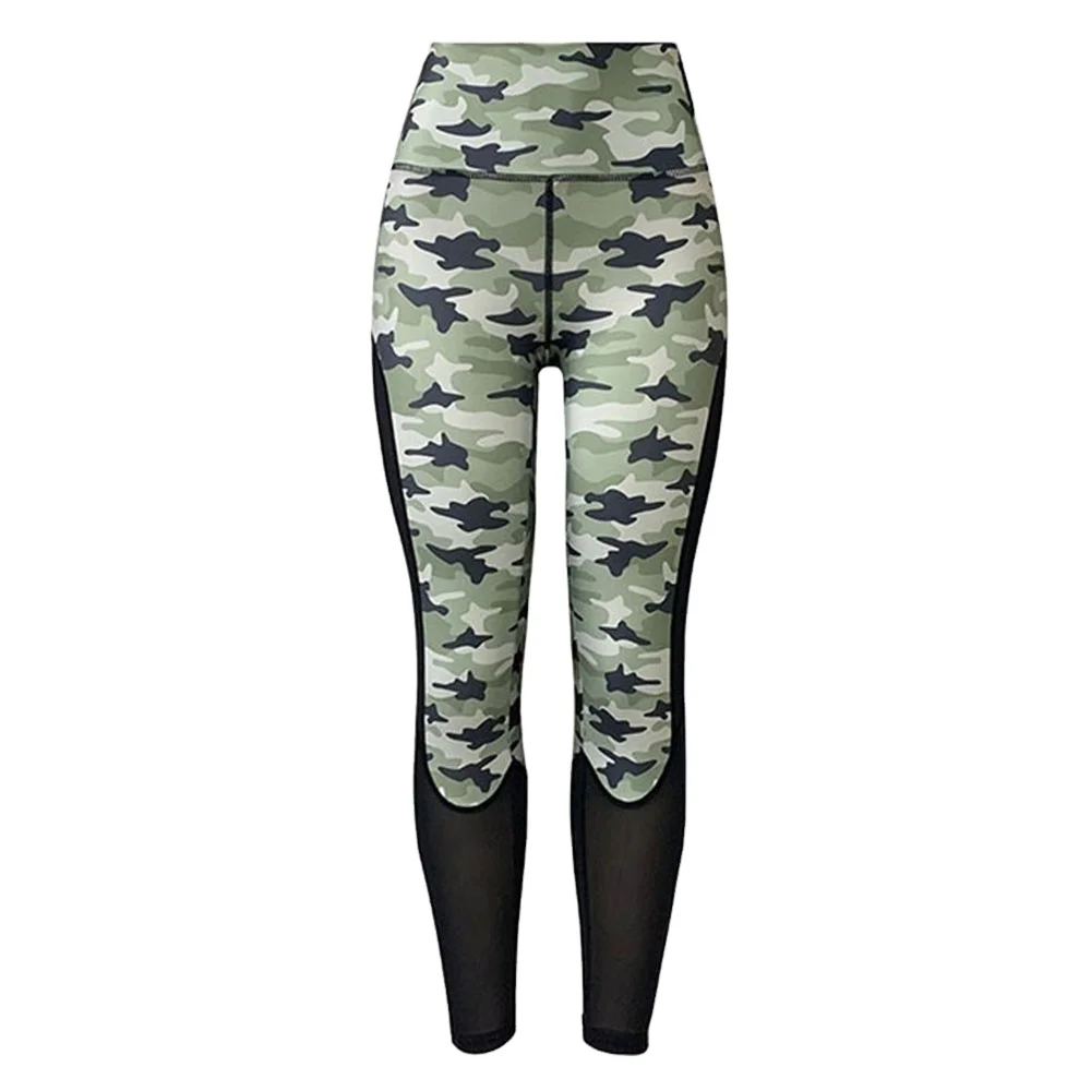 
Оптовая продажа, штаны для тренировок с завышенной талией, одежда для фитнеса, спортивные сетчатые Леггинсы для йоги с карманами 