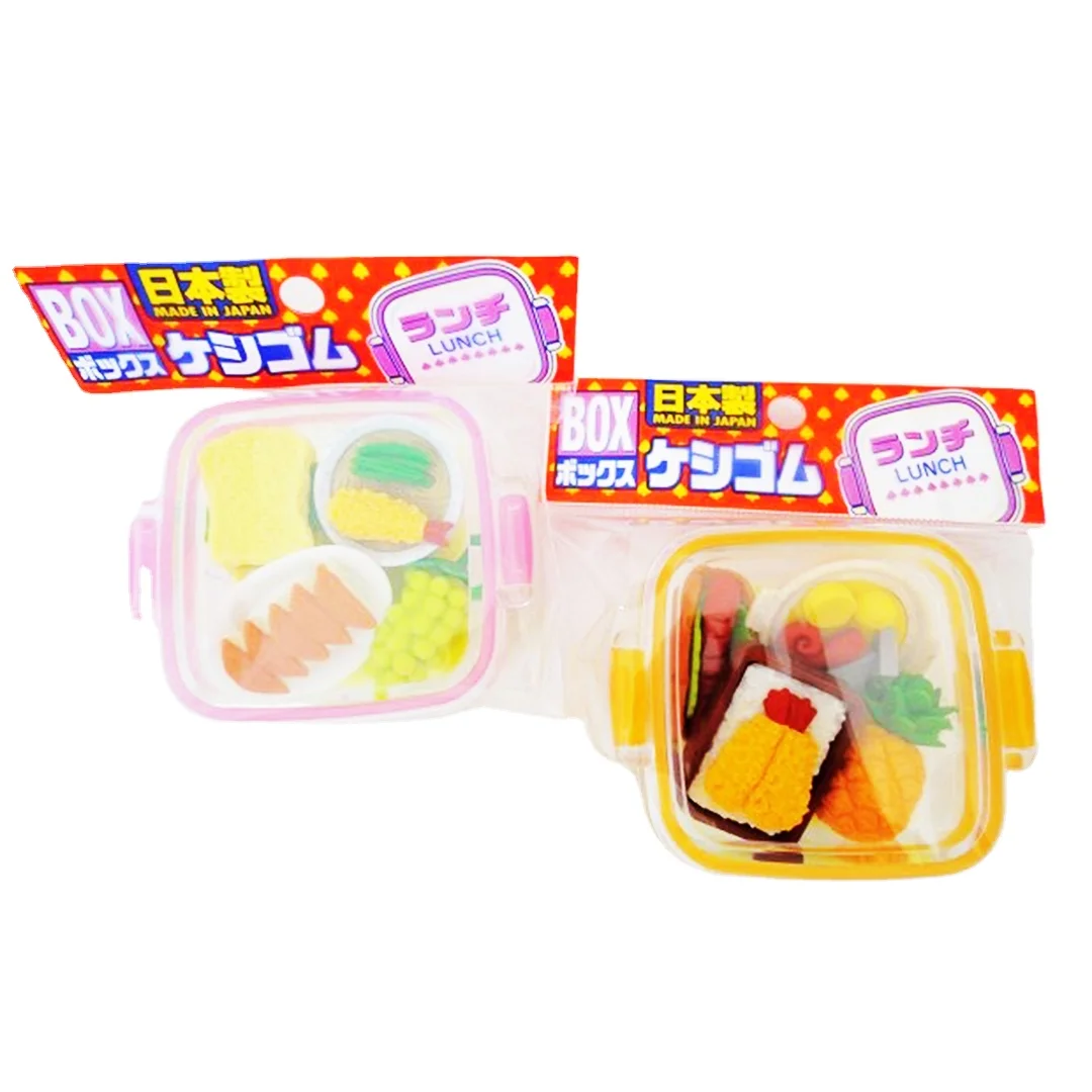 FOR IWAKO STA-ER-981059 Lunch Series Lunch Shape Eraser Apple sandwich ramen dumpling