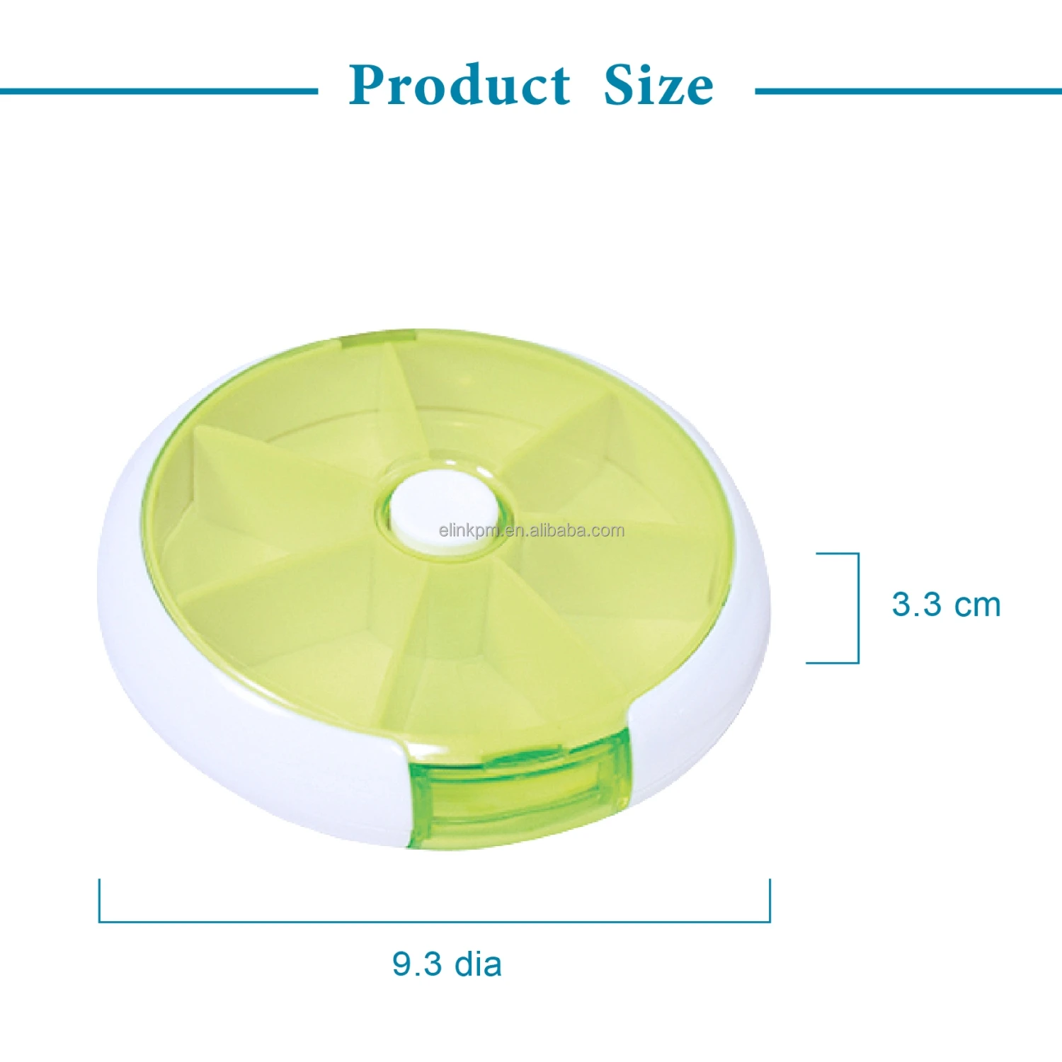 Durable Pill Dispenser Box Holder 7 day For Travel