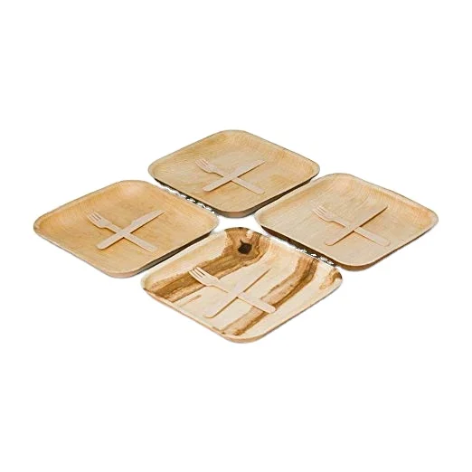 Одноразовые тарелки высокого качества по низкой цене, 100 натуральные продукты, тарелки для пальмовых листьев Areca, покупатель в Индии