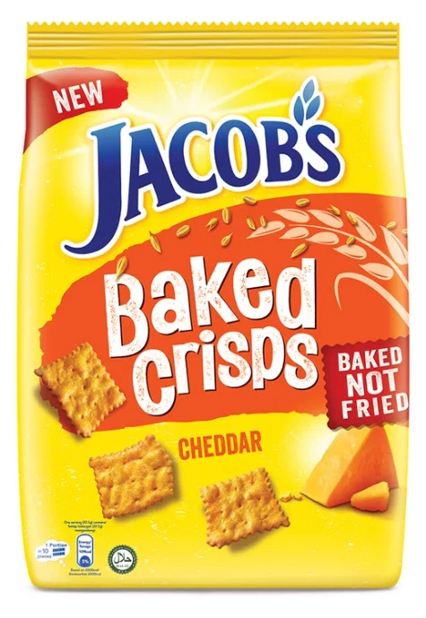 Malaysia Cream Cracker Hi-Fibre and Low Calorie Jacob's Biscuit for Healthier Choice Ready