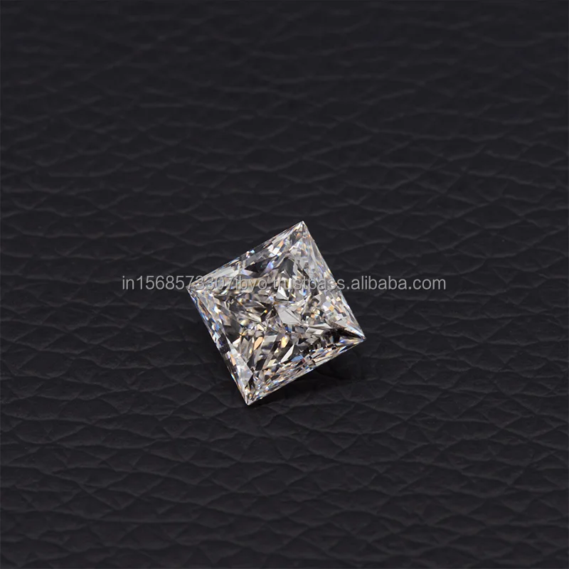 1.5 MM To 5 MM White E Color Vvs1 Princess Cut Stone Small Lab Grown Diamond Square Cut Loose Gemstone For Jewelry Making Stone
