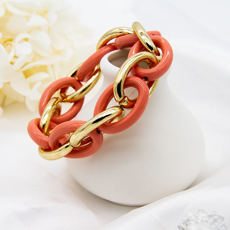 Chunky Bracelets For Women 2022 Fashion Stainless Steel Jewelry Custom Name Bracelets Love Charm Bracelets