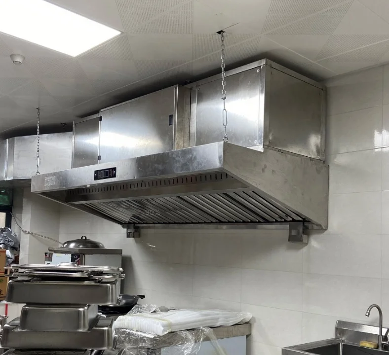 201 кухонная вытяжка из нержавеющей стали для кухонного фильтра Масляная смазка с электростатическим осадителем воздухоочиститель
