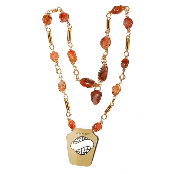 Supplier of Chakra Brass Ball Necklace | Chakra Brass Ball Necklace For Sale Online | gemstone necklaces