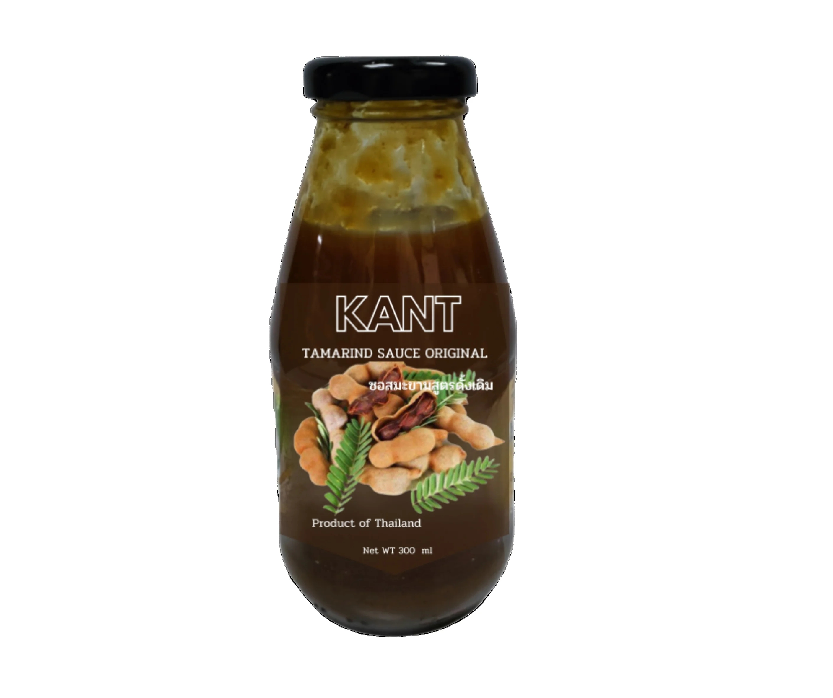 KANT Tamarind Sauce Thai Original Product Premium Grade From Thailand 300 ML In Glass Bottle OEM box fruit 100% vegan gold bar