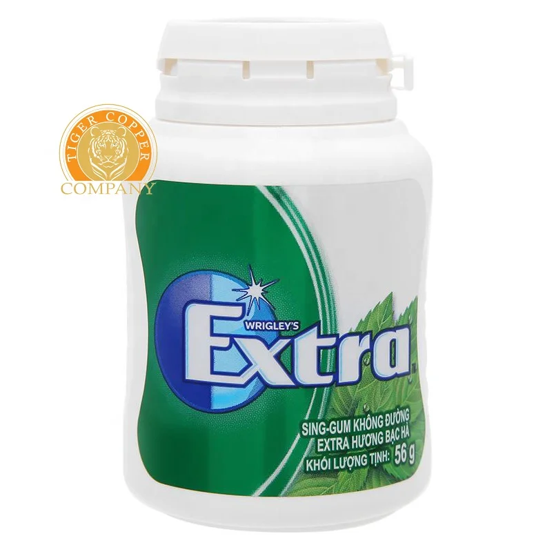 EXTRA SUGAR FREE CHEWING GUM SPEARMINT FLAVOR JAR 56G/EXTRA CHEWING GUM/WRIGLEY EXTRA CHEWING GUM