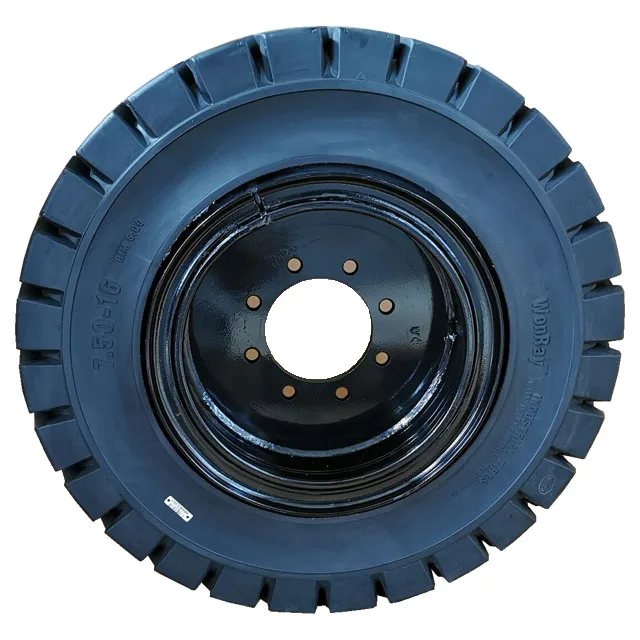 Deeper Pattern Tread 7.50-15 7.50-16 Forklift Solid Rubber Tire from China Origin