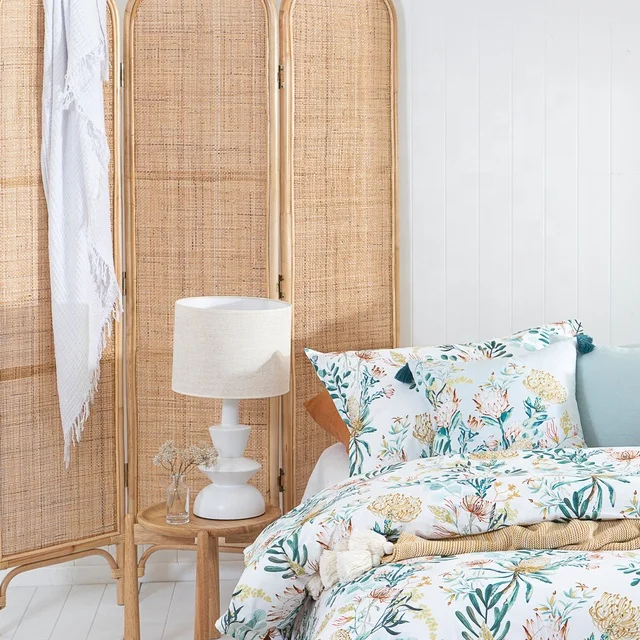 Винтажные экраны из ротанга и комнатные перегородки комнатный перегородка тростниковый складной для комнаты