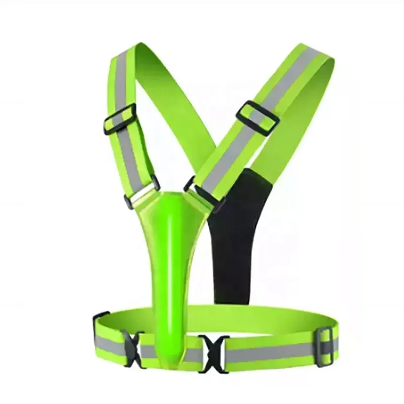 Новый светодиодный регулируемый светоотражающий жилет повышенной видимости для ночных пробежек/прогулок/активного отдыха на природе